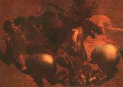  Leonardo  Da Vinci The Battle of Anghiari China oil painting reproduction